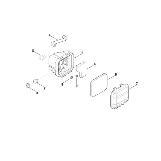 Picture of B - Filtro aria EVC 200.0 (EVC200-0001)